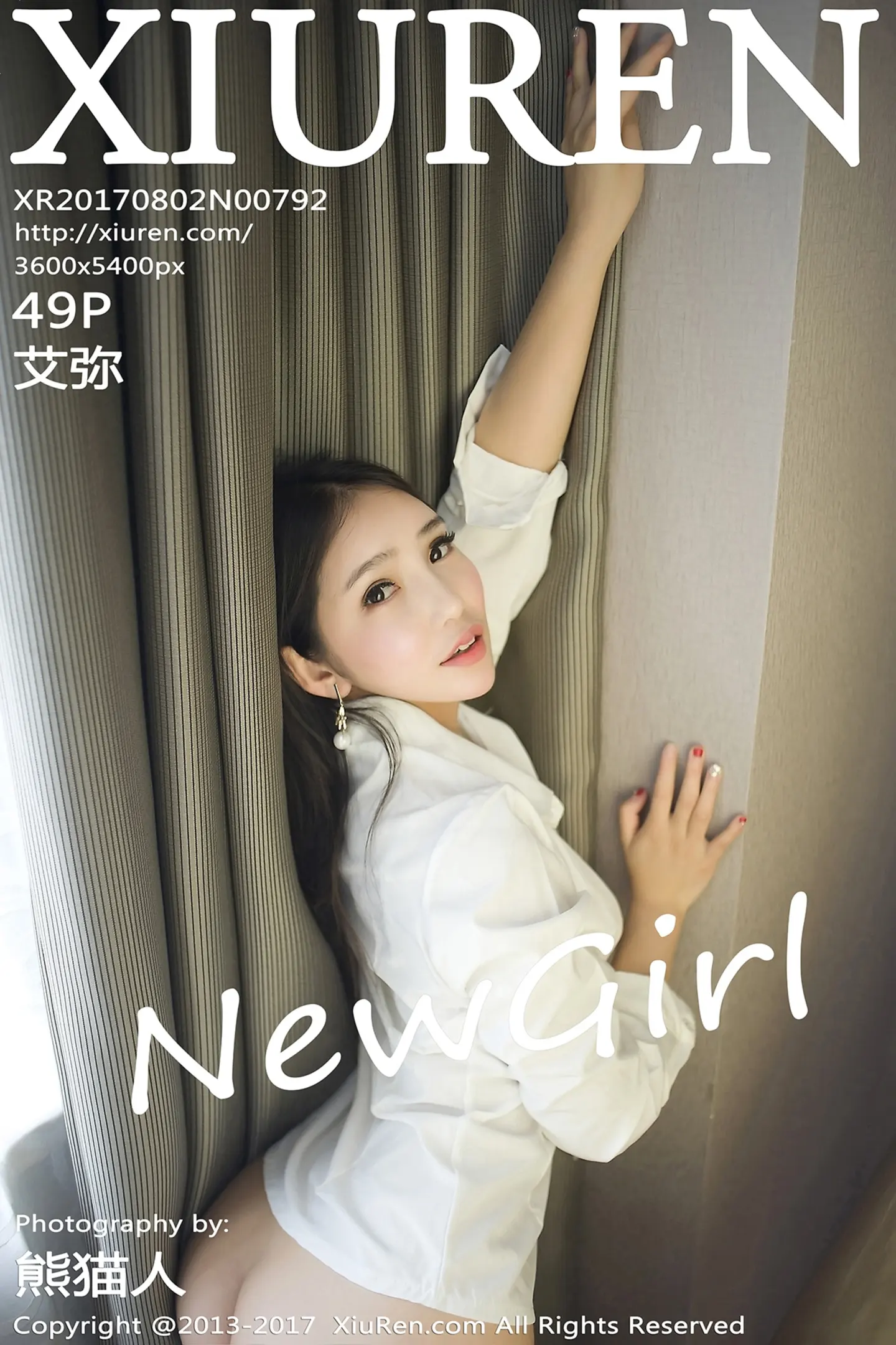 [XiuRen秀人网]No.792_混血美女艾弥居家浴缸里白色蕾丝内衣透视秀美乳诱惑写真49P-秀人网 - XiuRen.Space